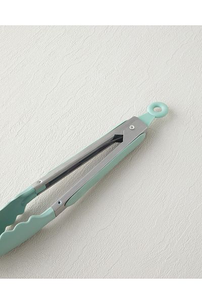 English Home Bioni Stainless Steel Tongs 28 cm Green