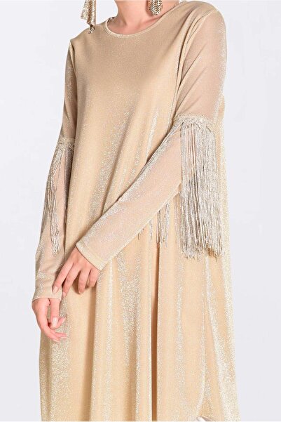 Alvina Silvery Tunic with Taste Sleeves 4324