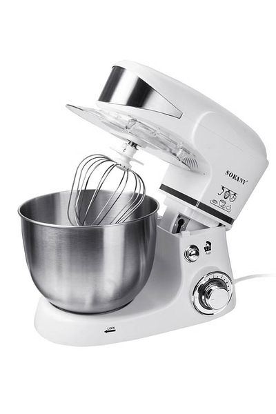 SOKANY Stand Mixer, 5 liters, 1000 watts, Multi-function Kitchen Machine, with Lid Splash-Proof SC-206