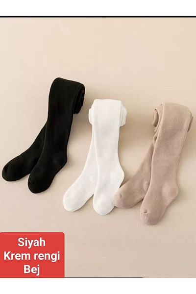 ÖZKARDEŞLER BABY Özkardeşler Baby Baby and Kids Pantyhose 3-Pack