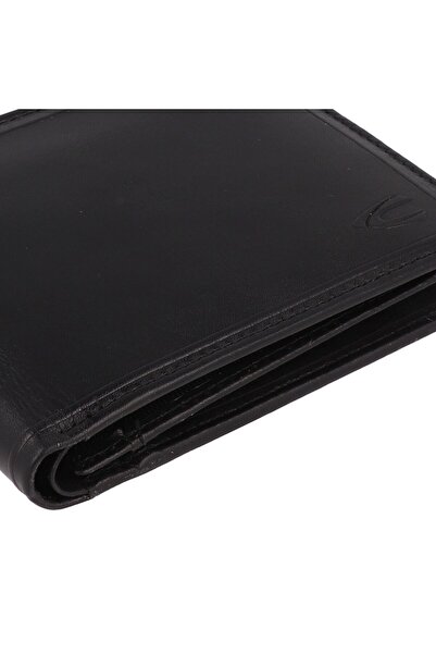 Camel Active Portofel din lemn, piele, 12,5 cm