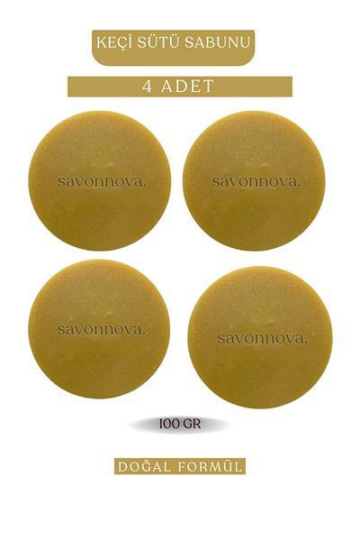 Kozmetigo Natural Goat Milk Soap 4x100GR Solid Soap for Skin Care and Personal Care
