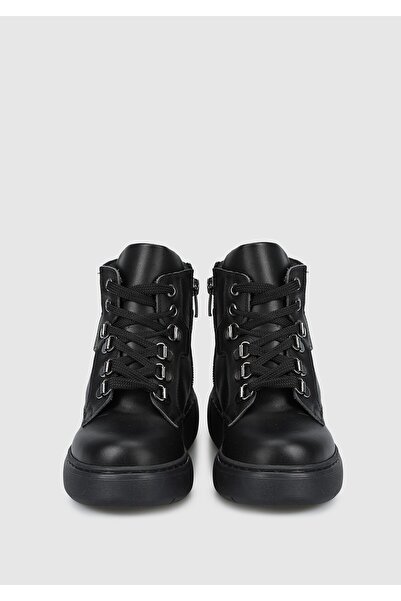 Kiddo Siyah Deri Erkek Çocuk Bot