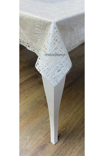 TNR Transparent Overlay Yarn Pattern Liquid-Proof Straw Luxury Ovc Oilcloth Tablecloth