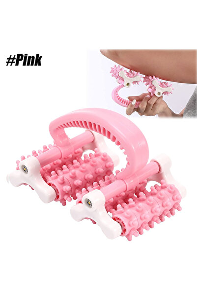 Choice Pink Muscle Massage Roller Increaser Fascia and Anti Cellulite Roller ...