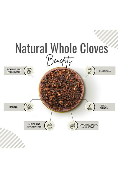 AWAFI MILL Whole Cloves | Syzygium aromaticum - Bottle of 100 gram / 3.5 Oz