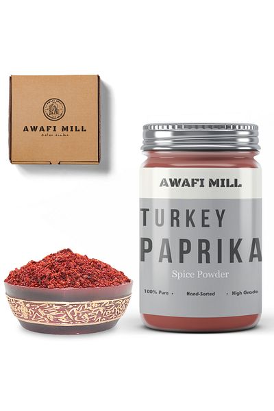 AWAFI MILL Paprika Powder | Turkey Capiscum annuum - Bottle of 100 gram / 3.5 Oz
