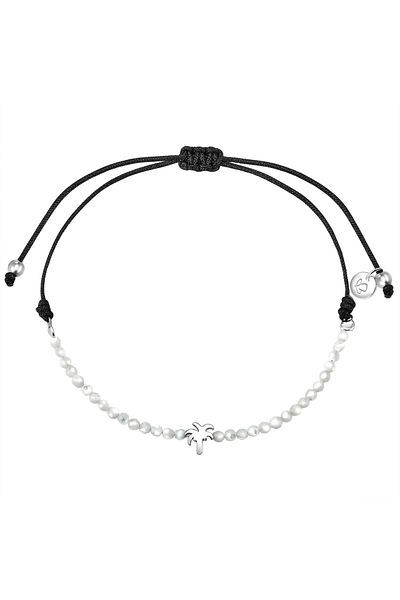 Glanzstücke München Textilarmband Armband Sterling Silber