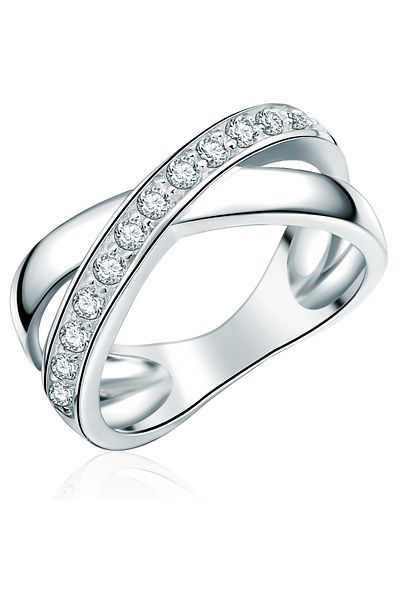 Rafaela Donata Silberring Ring Sterling Silber Zirkonia Weiß