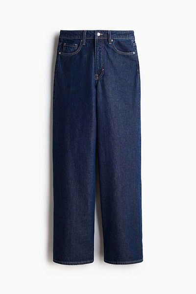 H&M Feather Soft Super Wide Ultra High Jeans