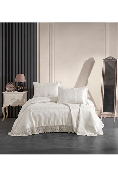 Stylish Home BED BLANKET 240 x 260 WITH 2 PILLOWCASE 50 x 70 AZZE