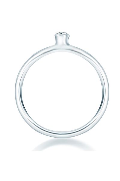 Trilani Silberring Ring Sterling Silber Zirkonia Weiß
