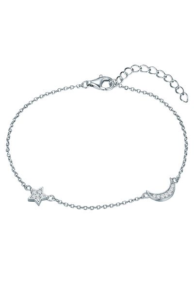 Rafaela Donata Silberarmband Armband Sterling Silber Zirkonia Weiß