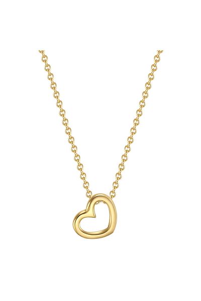 Trilani Silberhalskette Kette Sterling Silber Gelbgold