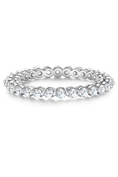 Glanzstücke München Silberring Ring Sterling Silber Zirkonia Weiß