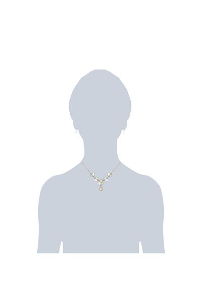 Lulu & Jane Kette Mit Kristallen Von Swarovski® Kette Mit Anhänger Roségold Verziert Mit Kristallen Von Swarovsk