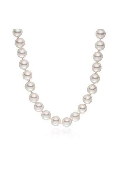 Lulu & Jane Perlenhalskette Kette Muschelkernperle Weiß