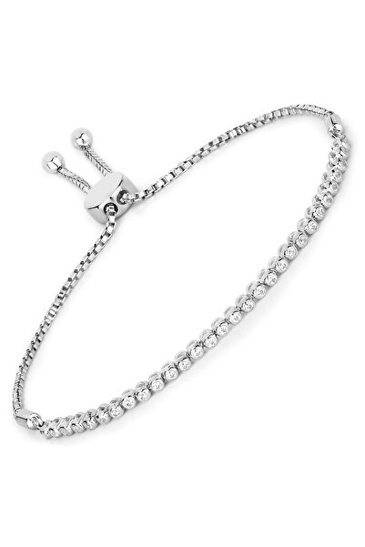 Rafaela Donata Edelsteinarmband Armband Sterling Silber Zirkon weiß