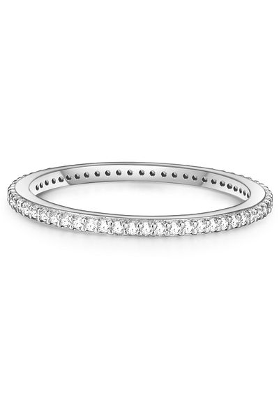Glanzstücke München Silberring Ring Sterling Silber Zirkonia Weiß