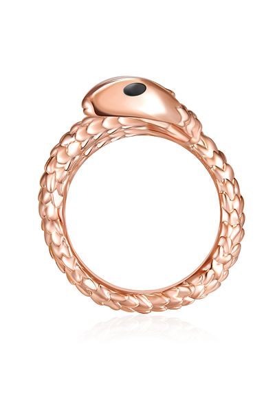 Lulu & Jane Ring Mit Kristallen Von Swarovski® Ring Roségold Verziert Mit Kristallen Von Swarovski® Weiß