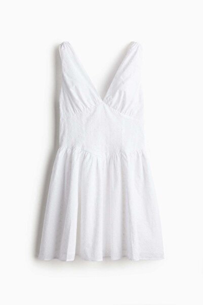 H&M Flared-skirt cotton dress
