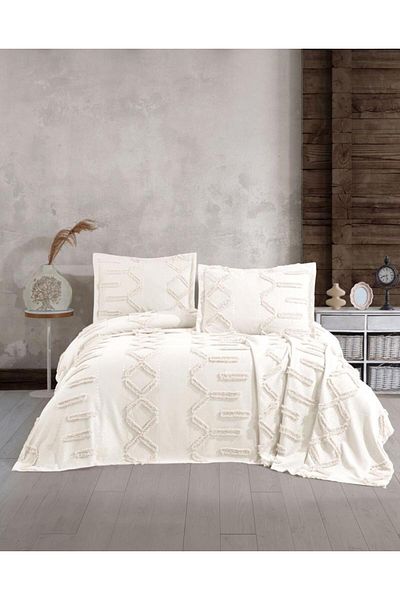 Stylish Home BED BLANKET 240 x 260 WITH 2 PILLOWCASE 50 x 70 TUHAN