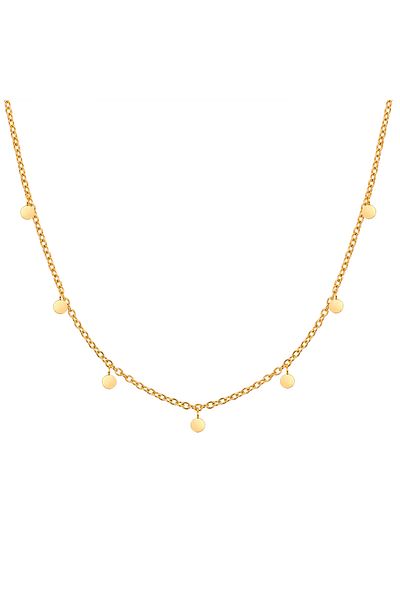 eastside Edelstahlhalskette Kette Mit Anhänger Edelstahl Gelbgold
