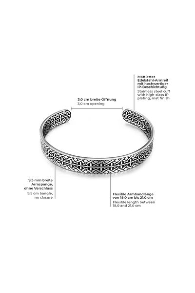 True Rebels Edelstahlarmband Armband Edelstahl