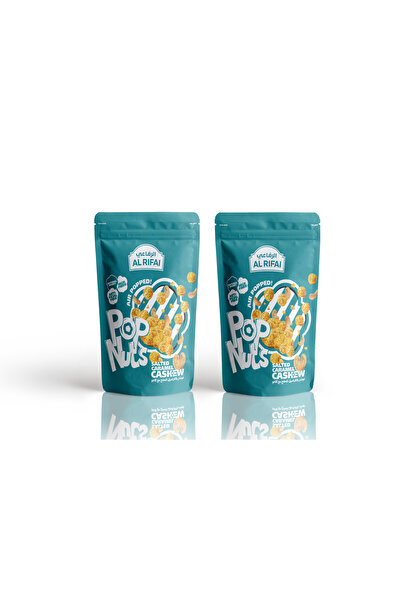 Al Rifai Popcorn Salted Caramel Cashew 140 Gms (PACK OF 2)