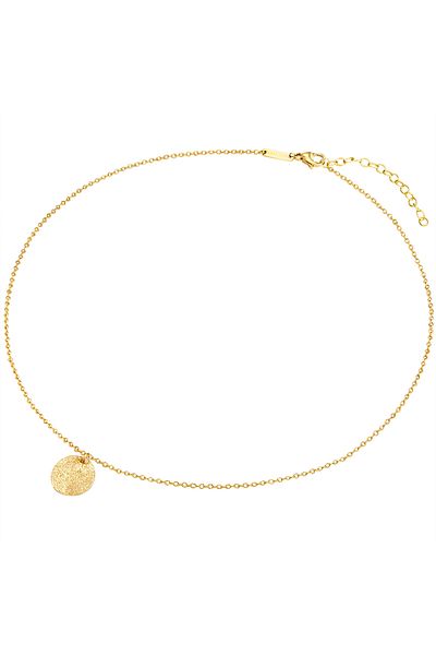 eastside Edelstahlhalskette Kette Mit Anhänger Edelstahl Gelbgold