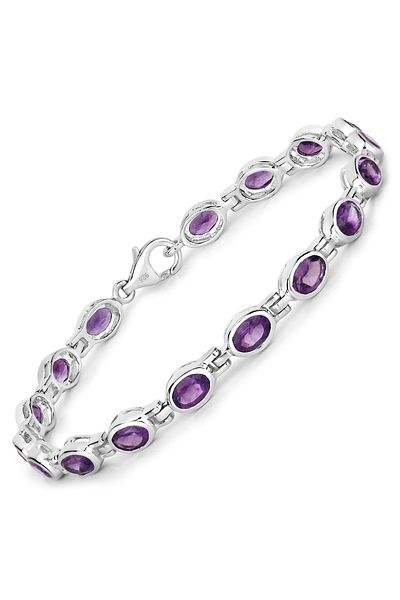 Rafaela Donata Edelsteinarmband Armband Sterling Silber Amethyst