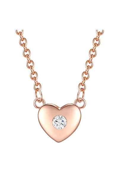 Rafaela Donata Silberhalskette Kette mit Anhänger Sterling Silber roségold Zi...