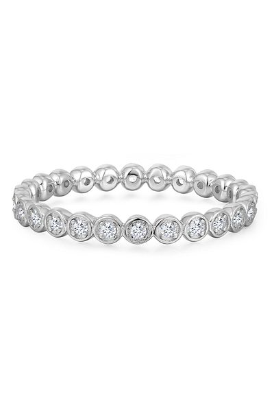 Trilani Silberring Ring Sterling Silber Zirkonia weiß
