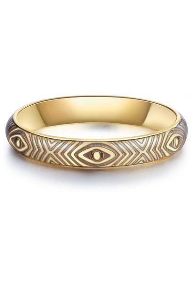 Glanzstücke München Silberring Ring Sterling Silber Gelbgold Emaille Schwarz