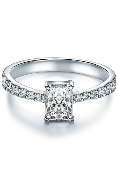 Trilani Silberring Ring Sterling Silber Zirkonia Weiß