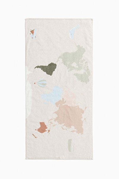 H&M Patterned bath towel