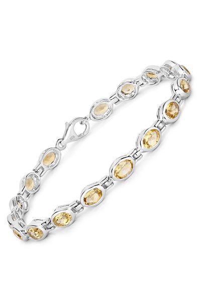 Rafaela Donata Edelsteinarmband Armband Sterling Silber Citrin