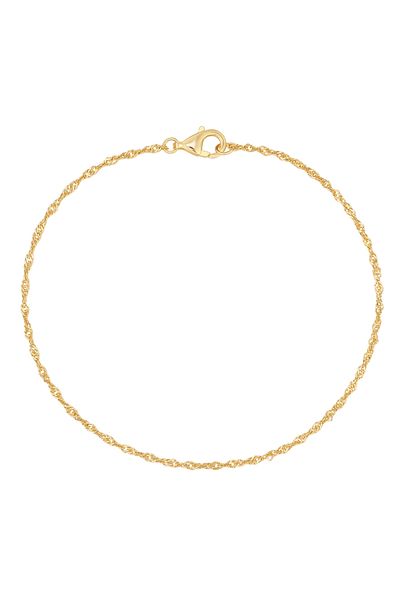 Rafaela Donata Silberarmband Armband Sterling Silber Gelbgold