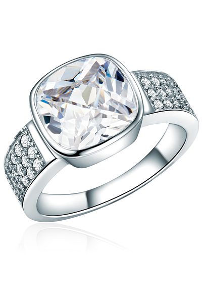 Rafaela Donata Silberring Ring Sterling Silber Zirkonia Weiß