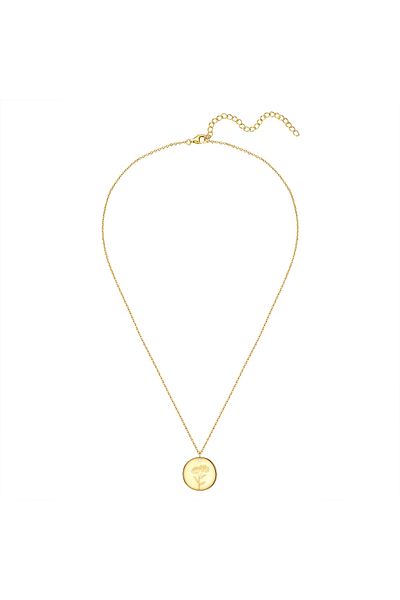 Rafaela Donata Silberhalskette Kette Mit Anhänger Sterling Silber Gelbgold