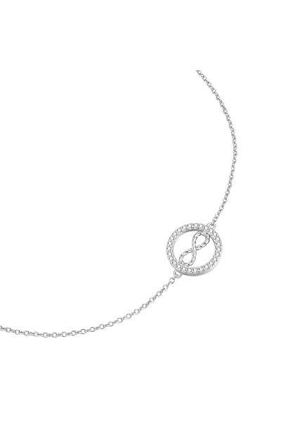 Rafaela Donata Silberarmband Armband Sterling Silber Zirkonia Weiß
