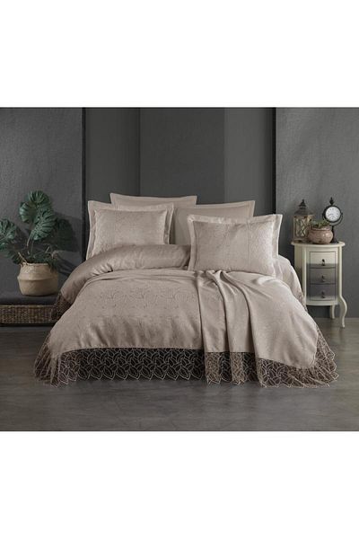 Stylish Home BED BLANKET 240 x 260 WITH 2 PILLOWCASE 50 x 70 MIRAY