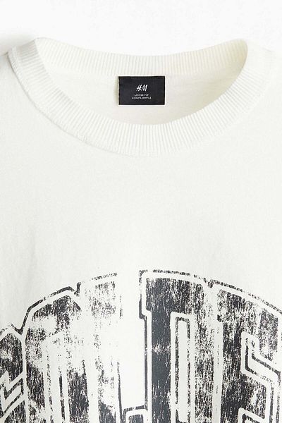 H&M Loose Fit Printed T-shirt