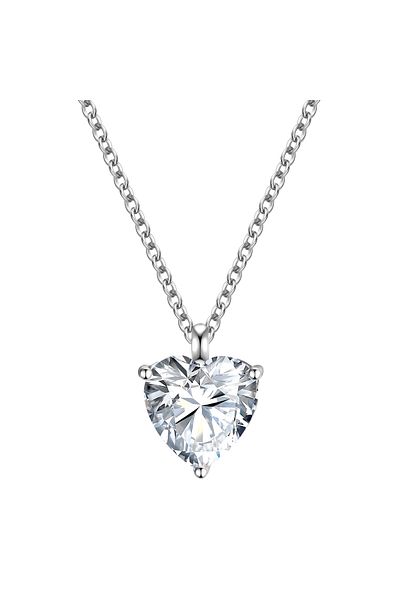 Rafaela Donata Silberhalskette Kette Mit Anhänger Sterling Silber Zirkonia Weiß