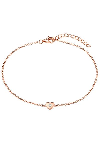 Rafaela Donata Silberarmband Armband Sterling Silber Roségold Zirkonia Weiß