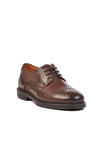 WALKWAY Brown Genuine Leather Men's Casual Shoes Dr Flexer 099001 m