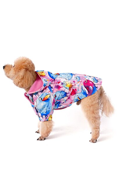 fouramour معطف واق من المطر للكلاب مقاوم للماء مع بطانة من الصوف الداخلي، طرا...