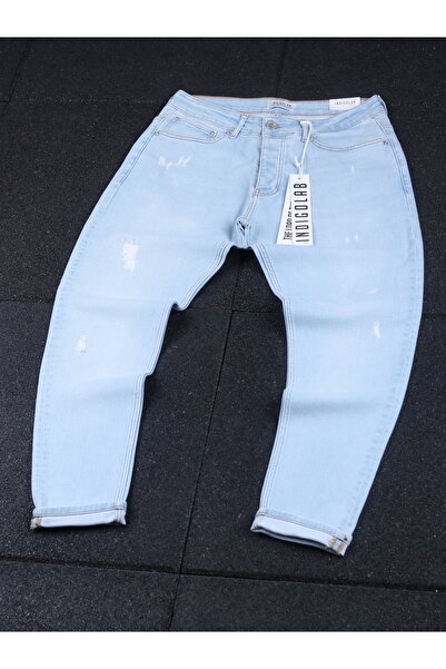 erkek mavi denim pantolon