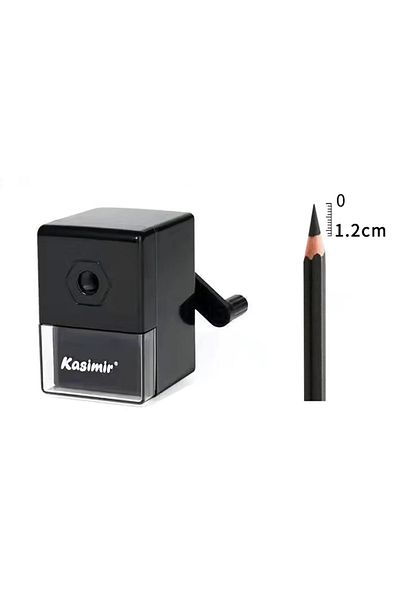 Choice Black FABER CASTELL Manual Hand Crank Pencil Sharpener Sharpen 8mm in Diameter Candy Colors for Kids