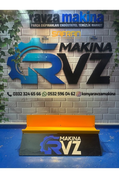 Ravza Makina Rvz 1 Mt Uzunluğunda Raf / Oto Detay Düzenleyici - Sarı Renk
